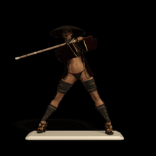 nadia modo de combate a arte figurine 3d print model - Mito3D