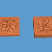 naga di compress die jewelry flower 3d print model - Mito3D