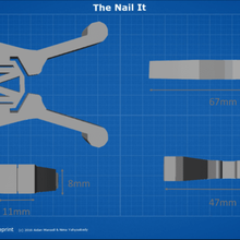 nail - simplistic guide anyone tool matterhacker within-reach-3d-design-challenge-under-18 the-nail-it- gadgets 2016 useful ultimaker2 ultimaker2-extended ultimaker clip thingiverse 3d-printer 3d print model - Mito3D