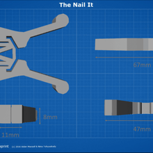 uñas simplista en la guía de clavos nadie herramienta matterhacker dentro de-llegar-3d-diseño-reto-bajo-18 el clavo-it- los gadgets 2016 útil ultimaker2 extendido ultimaker clip thingiverse 3d-impresora 3d print model - Mito3D