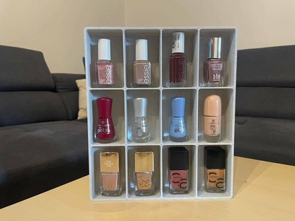nail polish varnish presenter art styles gifts design color care showcase case enthusiast 3d print model - Mito3D