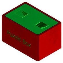 nail scatola puzzle 3d di stampa gioco brain teaser 3d print model - Mito3D