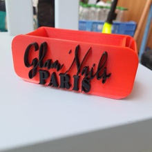 nails presenter fashion nail storage varnish 3d print model - Mito3D