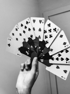 Naipe moda leque accesório baralho cartas Cartas pôquer ar ventilador festa complemento 3d print model - Mito3D