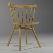 nakashima straight chair architecture blender interior furniture wood lowpoly nakasima rady 3d print model - Mito3D