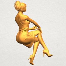 fille nue h04 various car chair tree table sofa character game exterior human interior people house figurines sexy woman nude body bikini 3d print model - Mito3D
