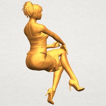 fille nue h08 various car chair tree table sofa character game exterior human interior people house figurines sexy woman nude body bikini 3d print model - Mito3D