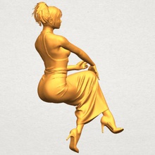 fille nue h09 various car chair tree table sofa character game exterior human interior people house figurines sexy woman nude body bikini 3d print model - Mito3D