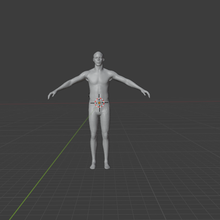 çıplak insan vücut Sanat kişi silâh bacaklar göğüs ayak 3d print model - Mito3D