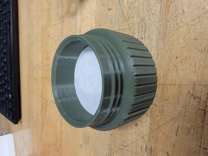 nalgene filtering lid filter adapter cap bottle 3d print model - Mito3D