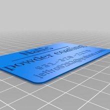 nalls card 2 customized office 3d print model - Mito3D