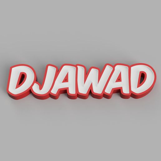 nameled djawad - led lamp 3D print model - Mito3D