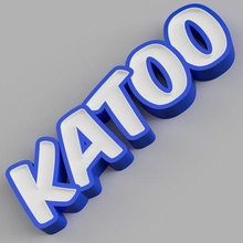 nommé katoo LED lampe enfant ornement lumière alphabet contrôle cadeau nuit 3d print model - Mito3D