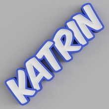 nameled katrin - led lamp 3d print model - Mito3D