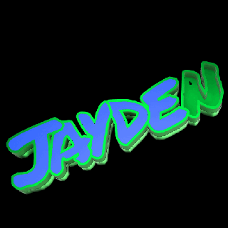 nombrado nombredelled Jayden LED nombre ligero dekoration Mira 3d print model - Mito3D