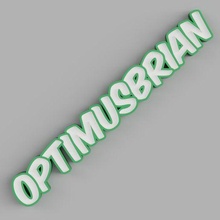 nameled optimusbrian - led lamp 3d print model - Mito3D