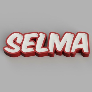 nameled selma guidato lampada bambino ornamento luce alfabeto controllo regalo notte 3d print model - Mito3D