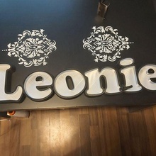 lámpara nombre Leonie LED 3d modelos 3d print model - Mito3D