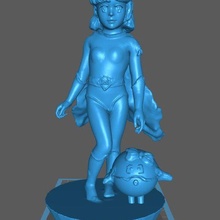 nan supergirl nanako sos 3d print model - Mito3D