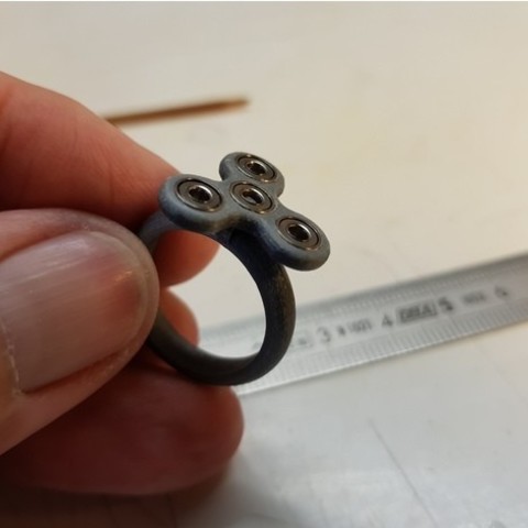 nano spinner jewelry 3D print model - Mito3D