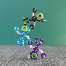 nanobot - easy print supports game nano bot robot microbot mini flex flexi flexible articulated toy elastic cute tiny 3d print model - Mito3D