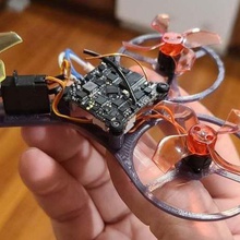 nanotri mini tricopter oyun betaflight gerçek multicopter multirotor r c araçlar 3d print model - Mito3D
