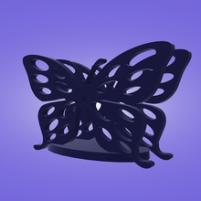 serviette table titulaire soutien papillon 3d print model - Mito3D