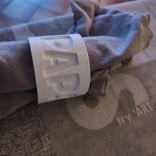 guardanapo argolas anel toalha 3d print model - Mito3D