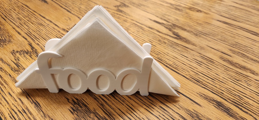 napkins stand home home kitchen table 3d print model - Mito3D