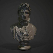 Napolyon büst galeri 3d yazdırılabilir Bonapart 3d print model - Mito3D