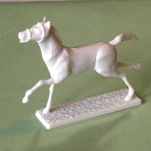napoleônico figuras 40mm cavalo a galope 1 jogo histórico figurinhas brinquedo coleção 3d print model - Mito3D