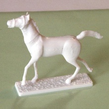 napoleónica figuras 40mm caballo de trote 2 juego histórica los figurines juguete colección 3d print model - Mito3D