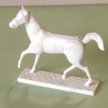 napoleônico figuras 40mm cavalo de trote 3 jogo histórico figurinhas brinquedo coleção 3d print model - Mito3D