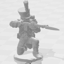napoleonico acrobata warhammer conversione 3d print model - Mito3D