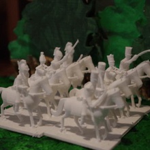 napoleonics parte 4 británico de caballería juego 28mm histórico wargaming 3d print model - Mito3D