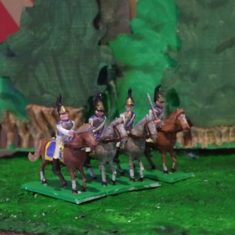 napoleonics parte 7a ruso cuirassiers juego 3D print model - Mito3D