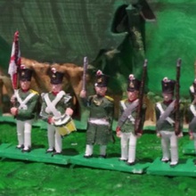 napoleonics part 8 russian infantry game 28mm historical wargaming 3d print model - Mito3D
