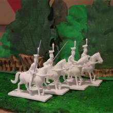 napoleonics parte 7b ulanos juego 28mm la caballería histórico el ruso wargaming 3d print model - Mito3D