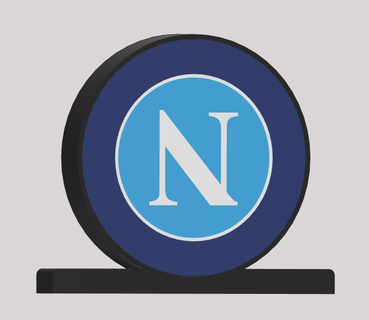 napoles Nápoles clube luminária futebol conduziu model3d esporte bola campeões italia italiano 3d print model - Mito3D