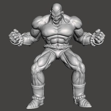 nappa game dbz character anime toy 3d print model - Mito3D