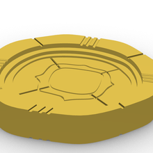 narak coin compass 3d print model - Mito3D
