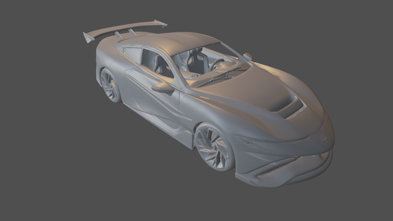 basit aşırı coupe naranhiper araba araç yeni 3d model Yazdır yazdırılabilir 2020 2021 2022 2023 oyuncak 3d print model - Mito3D