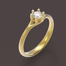 narciso ingaggio anello gioielli gioiello anelli bellezza moda la pietra preziosi diamant sterlina argento brillant lucente di fidanzamento gemma stampabile brillante diamante lusso oro disco platino 3d print model - Mito3D