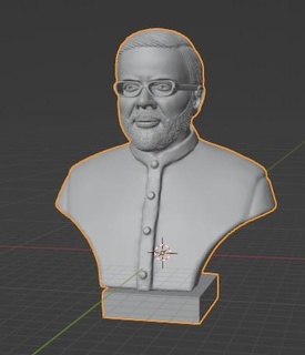 narendra modi vivekananda 3d print model - Mito3D