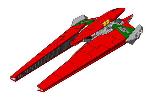 Narn yapma savaş gemisi rejim Babylon 5 starmada tam itme 3d print model - Mito3D