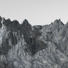 narnia mountains 3 3d print model - Mito3D