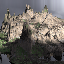 narnia mountains 5 3d print model - Mito3D