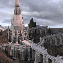 narnia mountains castle 4 3d 3d print model - Mito3D