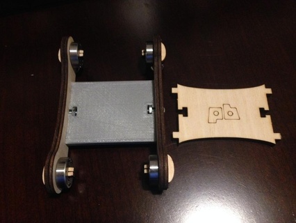 narrow spool coaster  3d print model - Mito3D