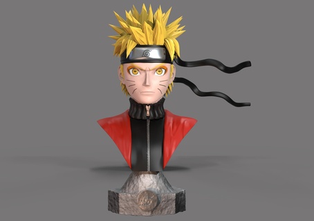 Naruto shippuden Anime Ärmel Sammlerstück 3d drucken Kunst Skulptur 3d print model - Mito3D